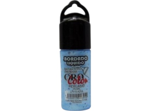 [L9410] BORDADO LIQUIDO CELESTE PERLADO 32,5ML