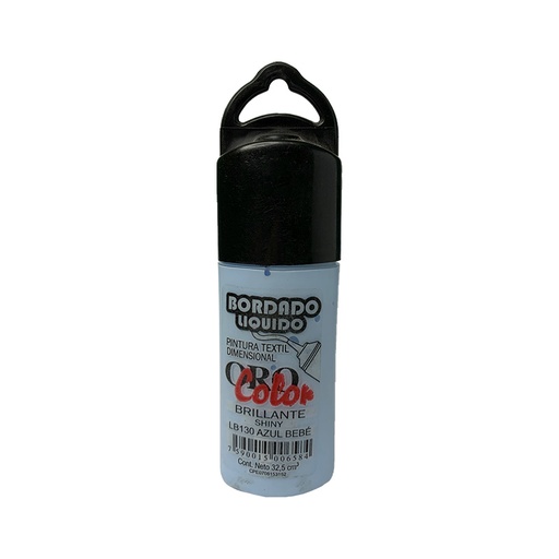 [LB-130] BORDADO LIQUIDO BRILLANTE AZUL BEBÉ 32,5ML