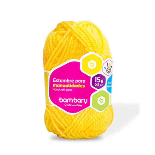 [329-8010/220] ESTAMBRE PARA MANUALIDADES AMARILLO - 15G