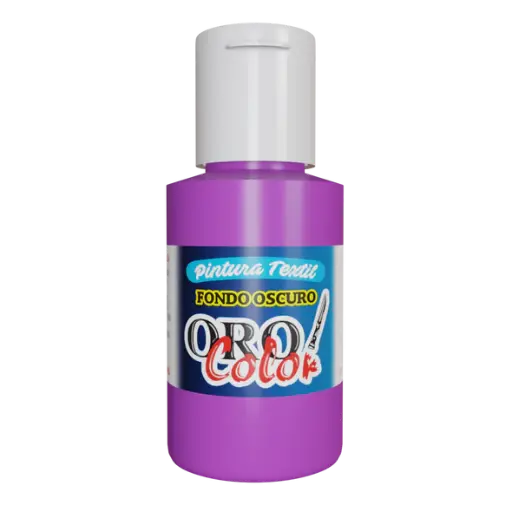 [FO-524] PINTURA TEXTIL FONDO OSCURO VIOLETA NEON 30ML