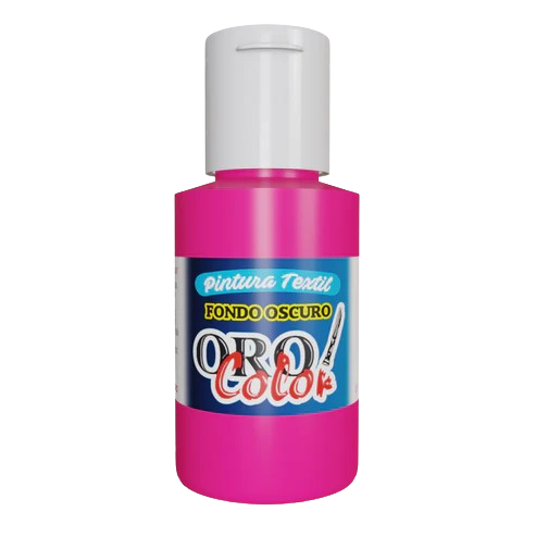 [FO-523] PINTURA TEXTIL FONDO OSCURO MAGENTA NEON 30ML