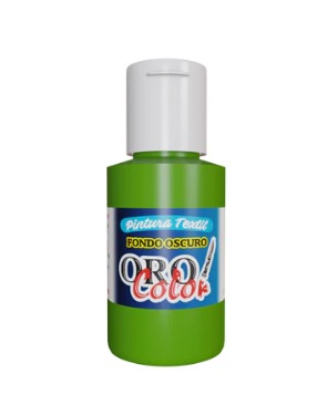 [FO-517] PINTURA TEXTIL FONDO OSCURO VERDE MANZANA 30ML