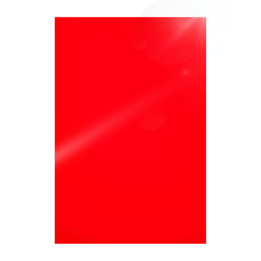 [53.2.6090] FOAMY LISO ROJO BANDERA - GRANDE 60x90CM