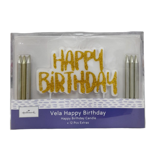 [HM-VL-GOHB12] VELAS DE CUMPLEAÑOS