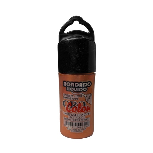 [LM702] BORDADO LIQUIDO METALIZADO SUPER COBRE 32,5ML