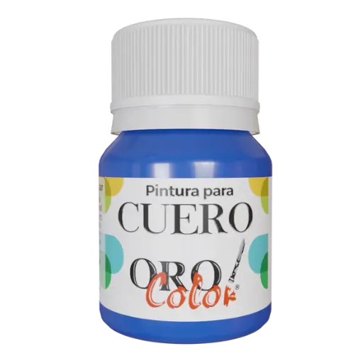 [CU-659] PINTURA PARA CUERO AZUL NEON 30ML