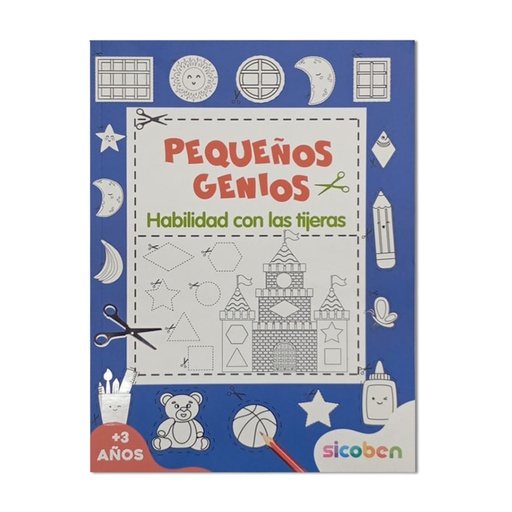 [9789962726616ME] PEQUEÑOS GENIOS HABILIDAD CON LAS TIJERAS 