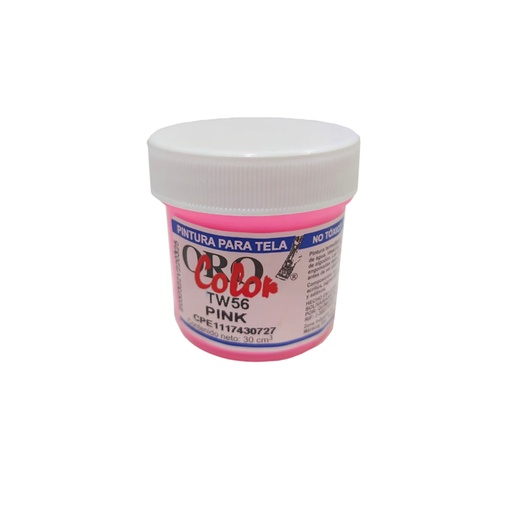 [TW56] PINTURA TEXTIL PINK 30ML