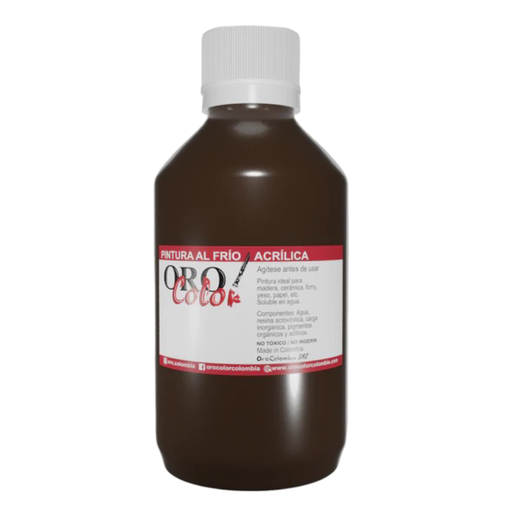[F081-250] PINTURA AL FRIO MARRON INTENSO 250ML 