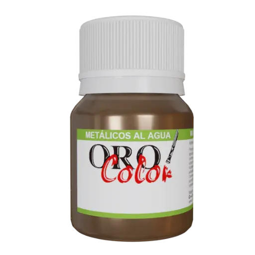 [F208] PINTURA METALICOS AL AGUA BRONCE METALICO 30ML