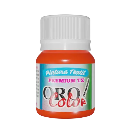 [TX309] PINTURA TEXTIL PREMIUM ZANAHORIA 30ML 