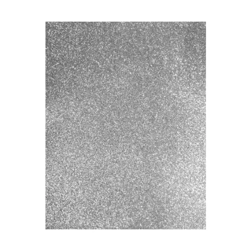 [0549.016.7] FOAMY ESCARCHADO PLATA ALPACA - DOBLECARTA 30x40CM