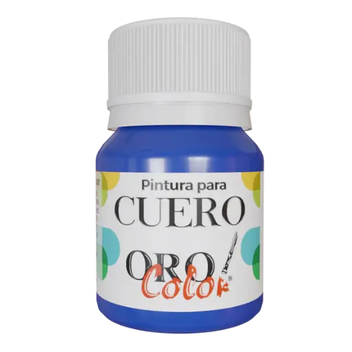 [CU-665] PINTURA PARA CUERO AZUL PERLADO 30ML