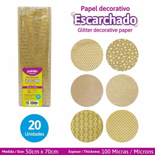 [GWP-GO] PAPEL DE REGALO PATRONES DORADOS