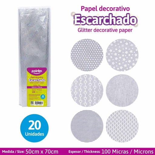 [GWP-SV] PAPEL DE REGALO PATRONES PLATEADOS