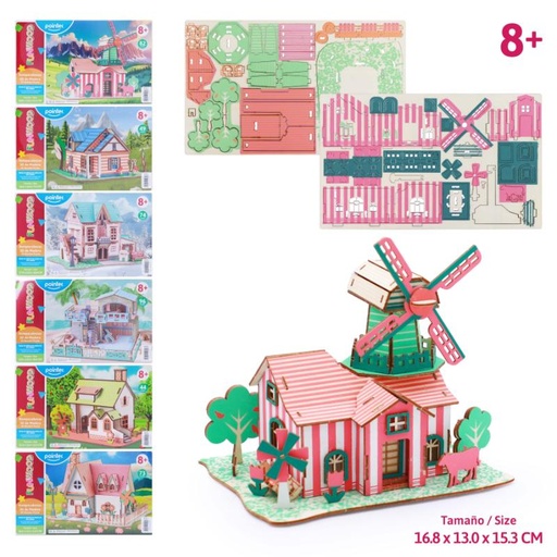 [PZZ-24100] ROMPECABEZAS 3D (CASAS)