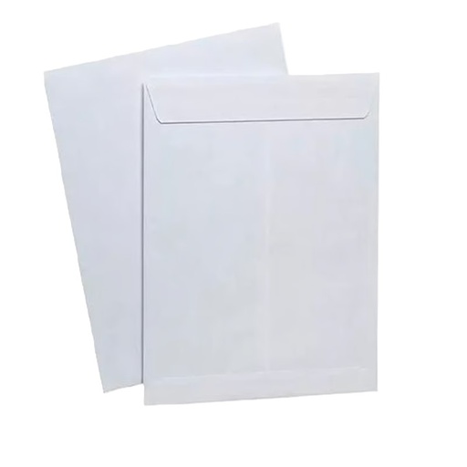 [OK302] SOBRE MANILA BLANCO CARTA
