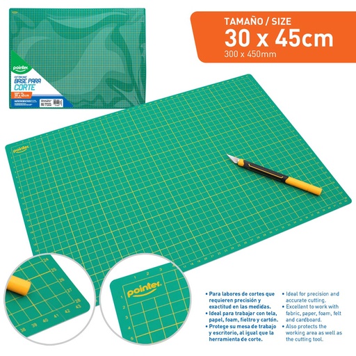 [A668A3] BASE PARA CORTE 30x45cm