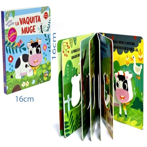 [LIST-465] LIBRO DIDACTICO - LA VAQUITA MUGE C/ SONIDO