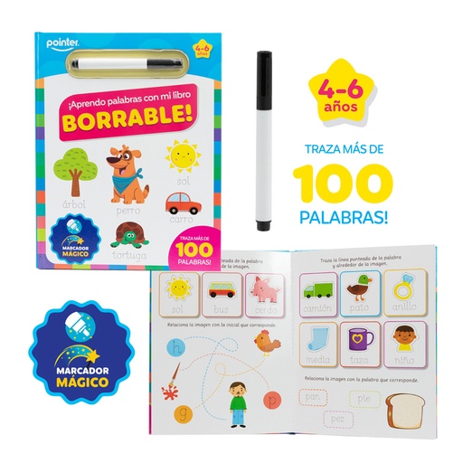 [BK-22140] LIBRO INFANTIL BORRABLE