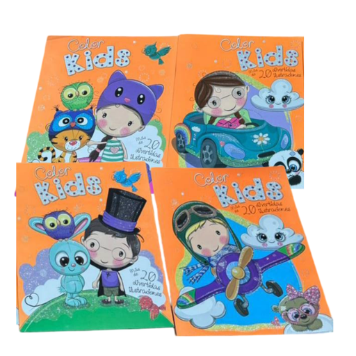 [7804] LIBROS PARA COLOREAR - COLOR KIDS