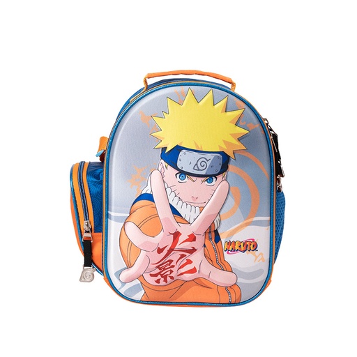 [NTC009-LB052A] LONCHERA NARUTO 21x27x13.5 cm.