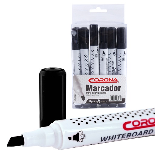 [WB-803-BK] MARCADOR P/PIZARRA BLANCA NEGRO