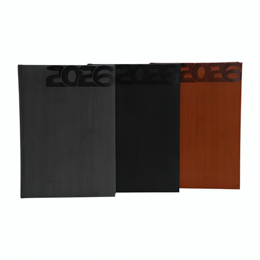 [783-2033301] AGENDA 2026 B5 BORDE DORADO PAPEL AMARILLO 196 PAG 18x24.1