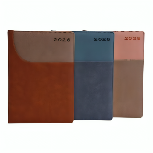 [783-2033303] AGENDA 2026 B5 BORDE DORADO PAPEL AMARILLO 196 PAG 18x24.1