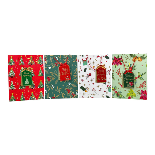 [784-6524701] BOLSA DE REGALO GRANDE NAVIDAD 40x30x12cm 40x30x12