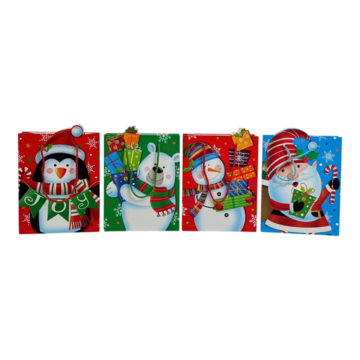 [784-8534753] BOLSA DE REGALO PEQUENA NAVIDAD 18x24x8.5cm 18x24x8.5