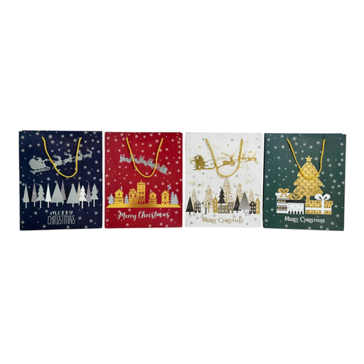 [784-8534850] BOLSA DE REGALO MEDIANA NAVIDAD 26x32x10cm 26x32x10