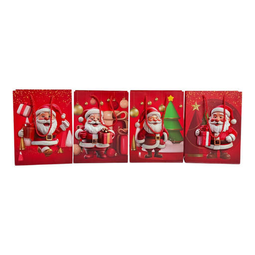 [784-8534861] BOLSA DE REGALO PEQUENA NAVIDAD 18x24x8.5cm 18x24x8.5