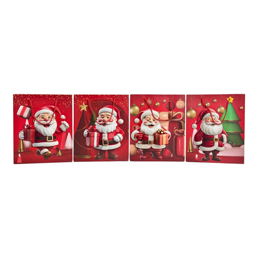 [784-8534862] BOLSA DE REGALO MEDIANA NAVIDAD 26x32x10cm 26x32x10
