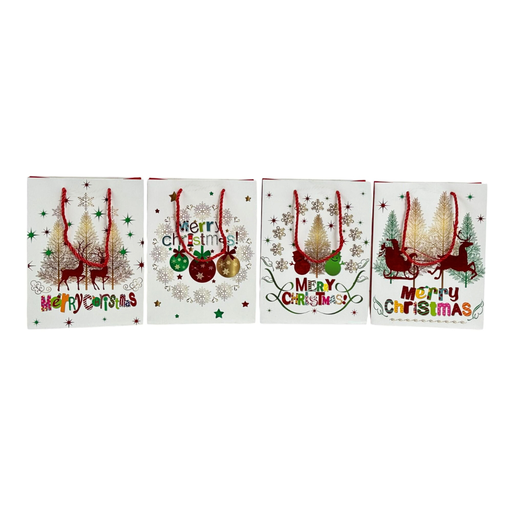 [784-8534868] BOLSA DE REGALO MEDIANA NAVIDAD 26x32x10cm 26x32x10