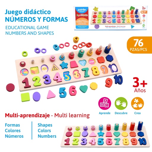 [PZZ-2546] JUEGO DIDACTICO NUMEROS Y FORMAS