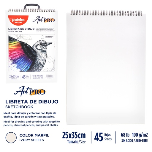 [DBSK-100Y-2535] LIBRETA DE DIBUJO