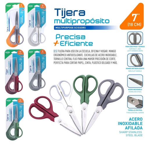 [SC-2579-7] TIJERA ESCOLAR 7"