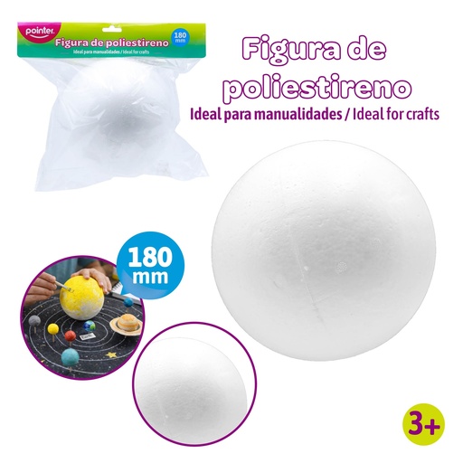 [PSB-1800] FIGURA DE POLIESTIRENO (ESFERA)