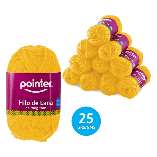 [7A018-KY-25G-GD] LANA PARA MANUALIDADES (AMARILLO OCRE)