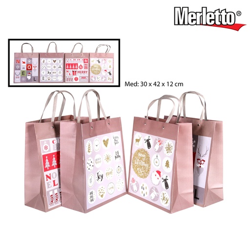 [784-7803527]  BOLSA DE REGALO NAVIDEÑA