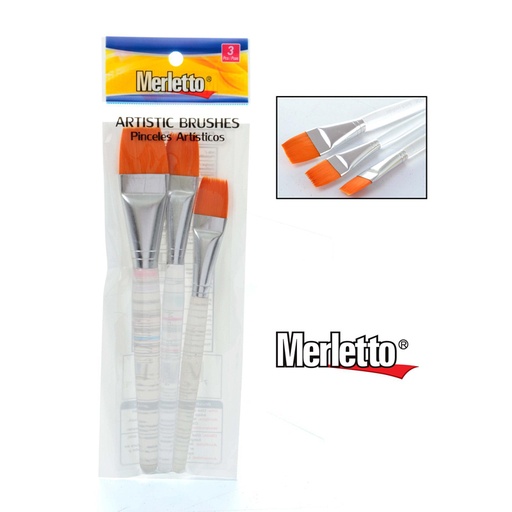 [780-1594465] PINCELES ARTISTICOS x3PZAS