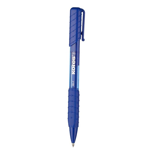 [38611.52] BOLIGRAFO RETRACTIL TRANSPARENTE K6-F AZUL SOFTGRIP