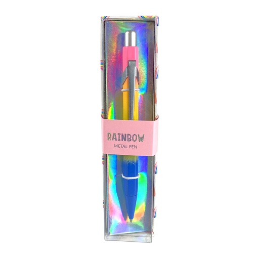 [780-8512976] BOLIGRAFO METALICO ARCOIRIS