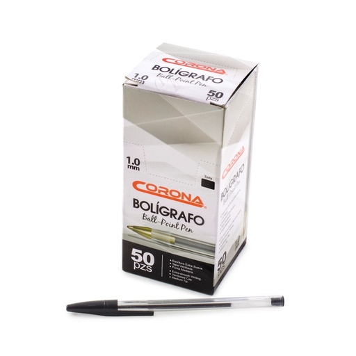 [BP-936-BK] BOLIGRAFO NEGRO 1.0 MM VISTA PRO UNIDAD
