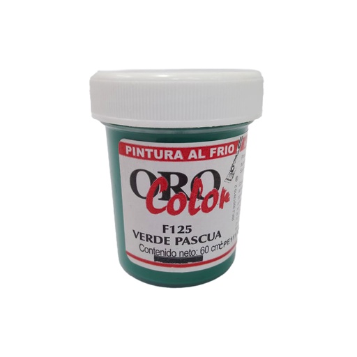 [F125] PINTURA AL FRIO VERDE PASCUA 60ML