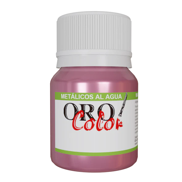 [F243] PINTURA METALICOS AL AGUA ORO ROSA 30ML