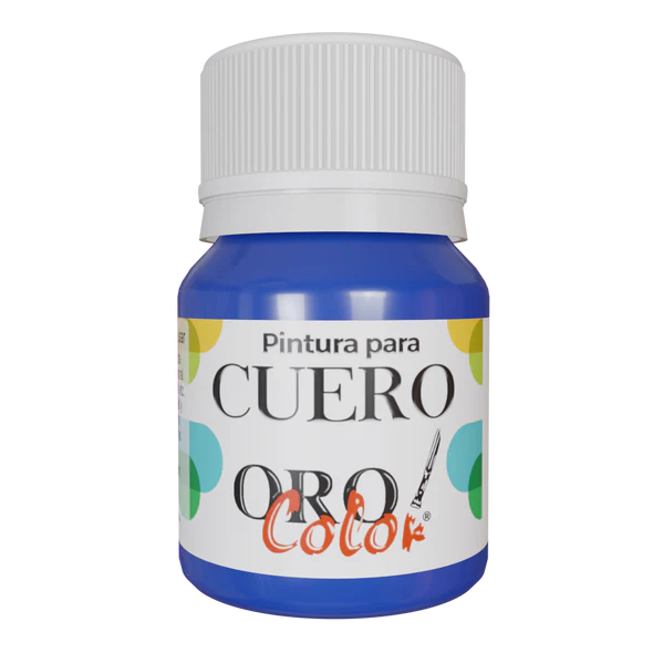 [CU-630] PINTURA PARA CUERO AZUL REY 30ML