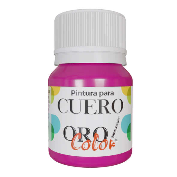 [CU-623] PINTURA PARA CUERO ROSA BARBIE  30ML
