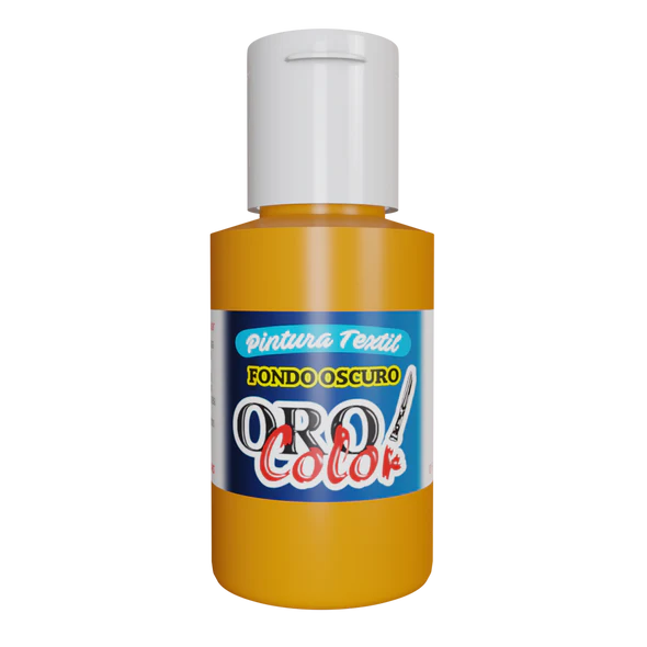 [FO-504] PINTURA TEXTIL FONDO OSCURO AMARILLO TOSTADO 30ML